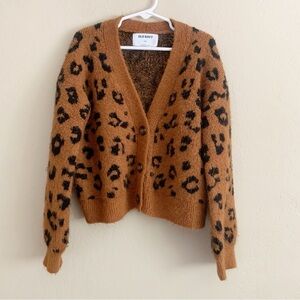 Old Navy Leopard Print Cardigan • 5 Years